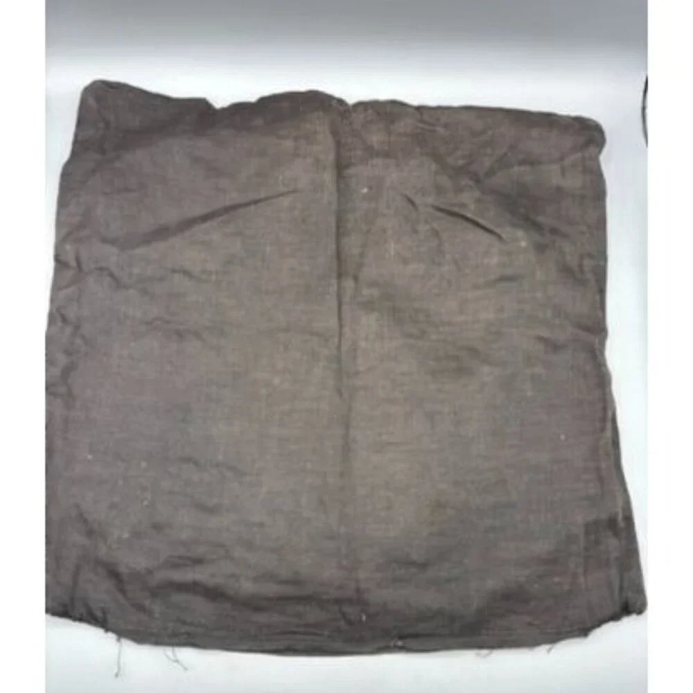Vtg 2 Pc Handmade Punched Black Pillow Covers Colorful Floral